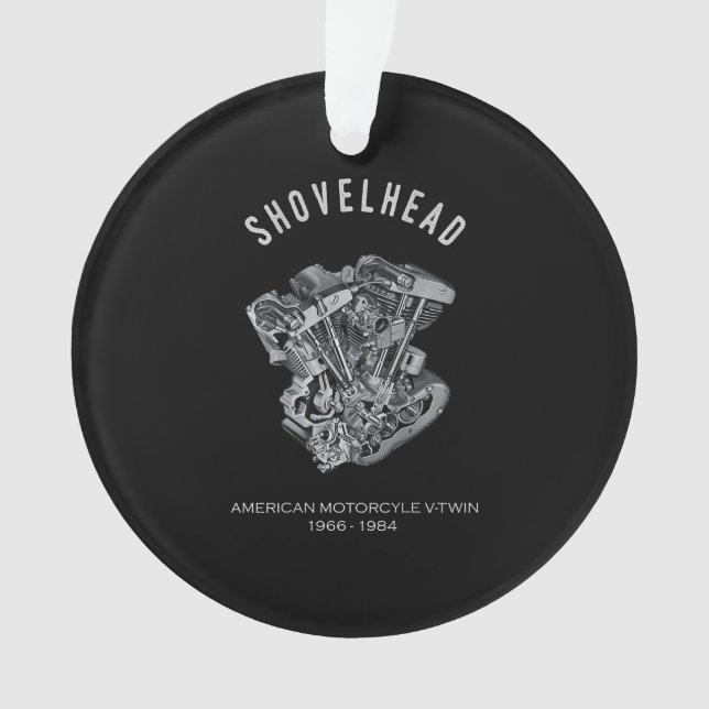 Motocyclette HD Vtwin Shovelhead Engine Dessin Vél (devant)