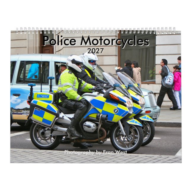 Motocyclettes de police calendrier 2027 (Protection)
