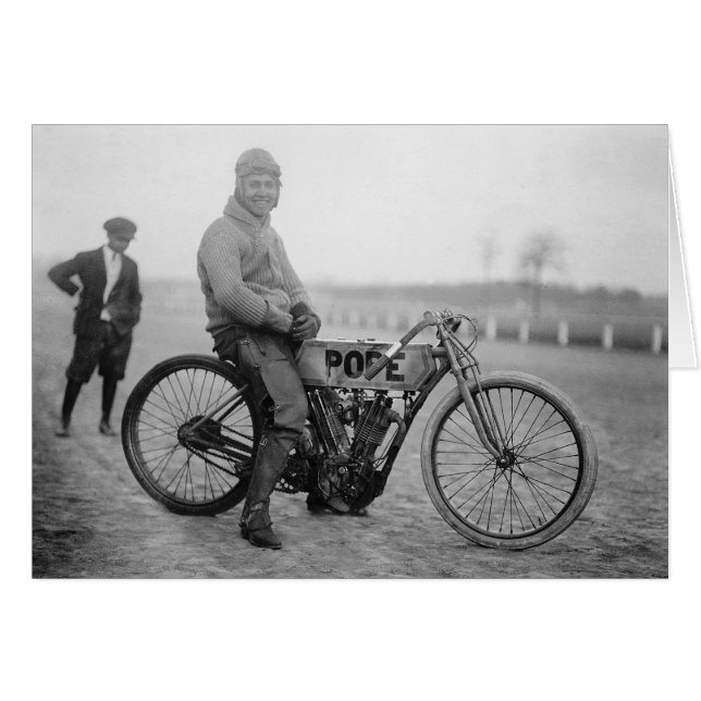 Motocycliste du pape, 1915 (Devant horizontal)