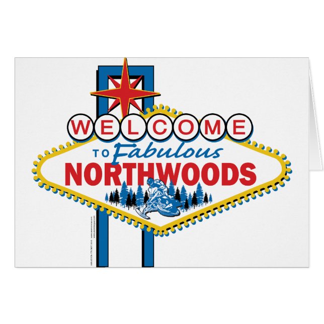 Motoneige/Bienvenue dans les Northwoods (Devant horizontal)
