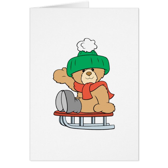 motoneige d'hiver joli tedours design (Devant)