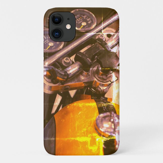 Motorbike Motorcycle Biker Rider iPhone 11 Coque (Dos)