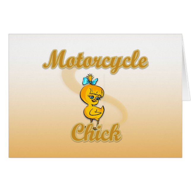 Motorcycle Chick (Devant horizontal)