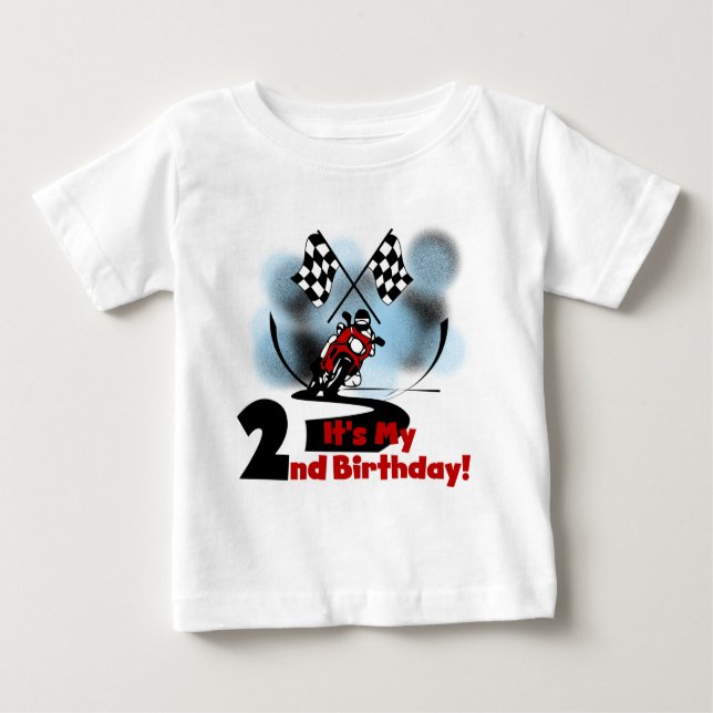 Motorcycle Racing 2e Anniversaire Tshirts et cadea (Devant)