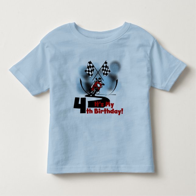 Motorcycle Racing 4e Anniversaire Tshirts (Devant)