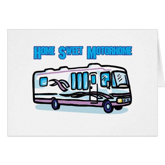 Motorhome doux à la maison (Devant horizontal)