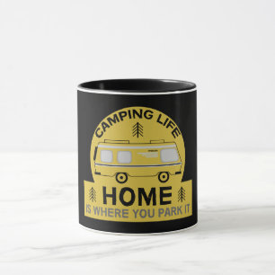 Motorhome   RV Motorhome   Camping Life Latte Mug