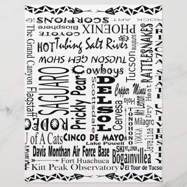 Mots à la mode de l'Arizona (Devant)