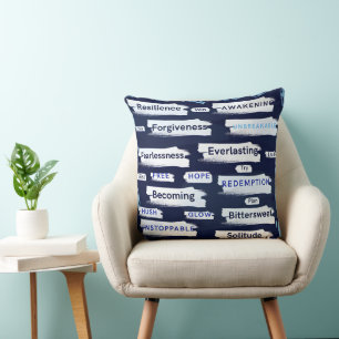 Mots de force et de guérison Coussin de devis
