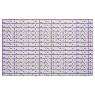 Mots De Paix, Lettres Blanches, Tissu Violet