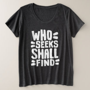 Mots Dessinés À La Main Qui Cherche Trouvera