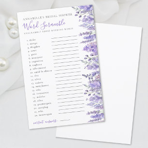 Mots Embrouillés Fête de Mariage Florale à la Lava