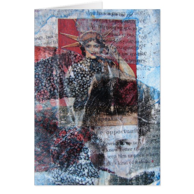 Mots et femmes Collage Abstrait, toutes les occasi (Devant)