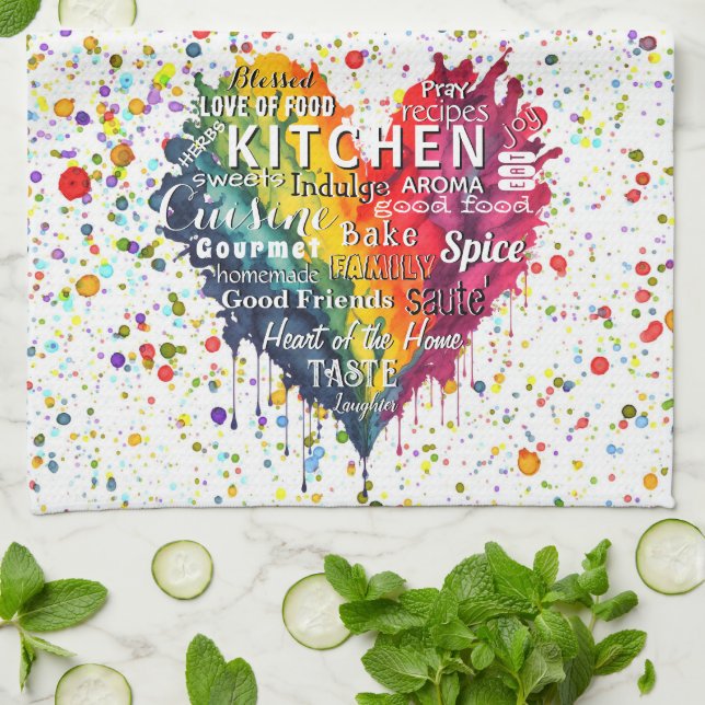 Mots et termes de cuisine KAC Serviette de cuisine (Plié)