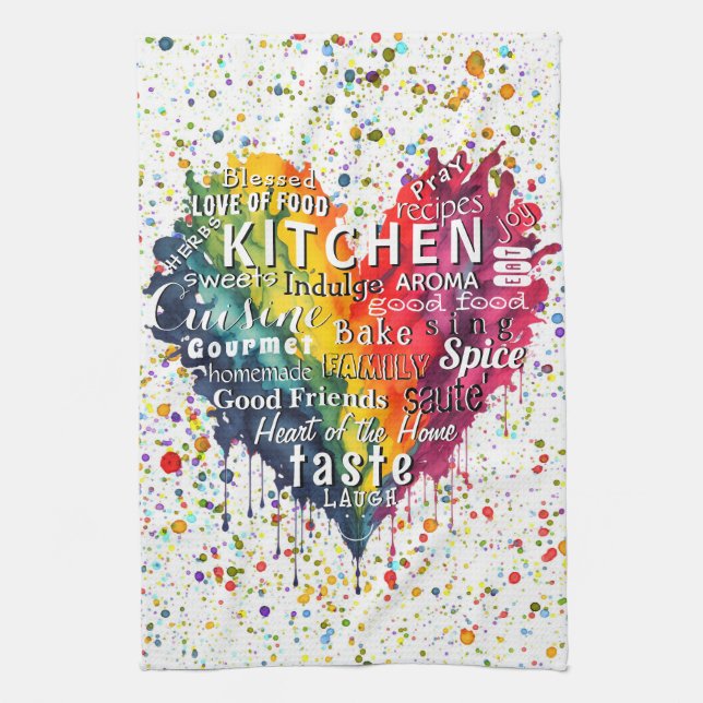 Mots et termes de cuisine Serviette de cuisine abs (Vertical)