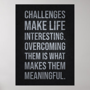 Mots Inspirants - Poster Motivationnel