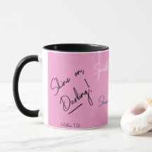 Mots manuscrits d'inspiration Mug