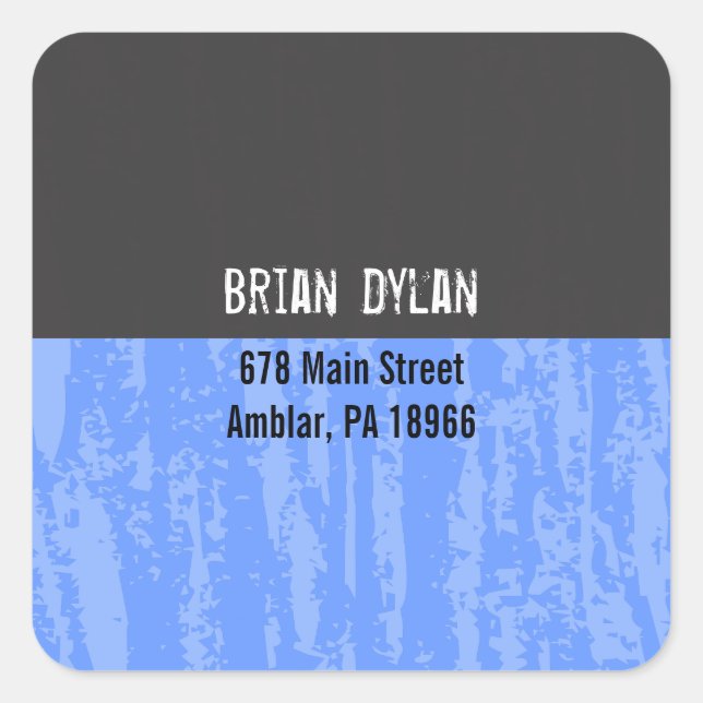 MOTS MITZVAH DIT : Retourner Adresse Sticker (Devant)