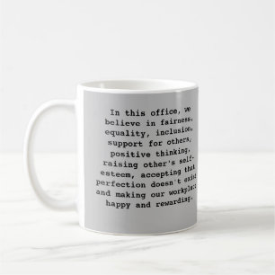 Mots positifs Mug Office