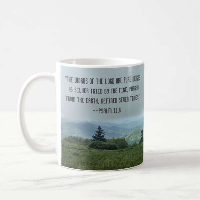 Mots purs Christian Coffee Mug (Gauche)