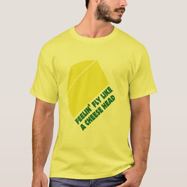 mouche comme un T-shirt de tête de fromage (Devant)
