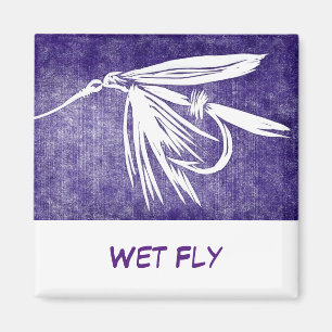 "Mouche mouillée" FlyFishing Magnet d'art