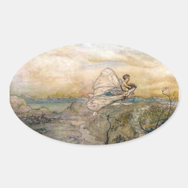 Mouches Fairy Off Avec Autocollant Enfant (Devant)