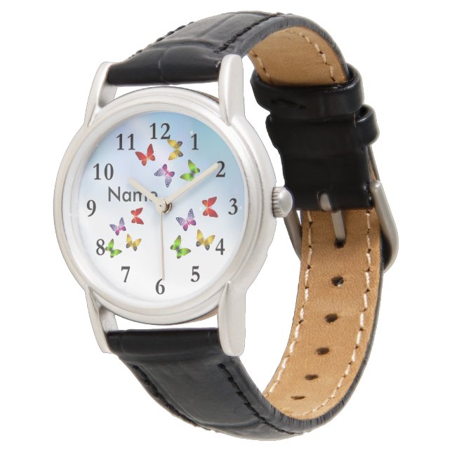 Mouches volantes Montre poignet femme (Incliné)