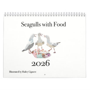 Mouettes avec calendrier Food 2026