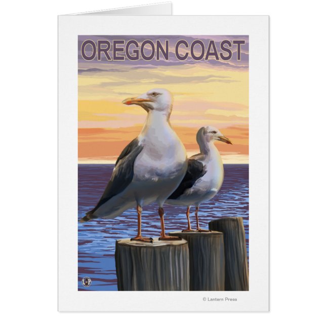 Mouettes de la mer de l'Oregon (Devant)
