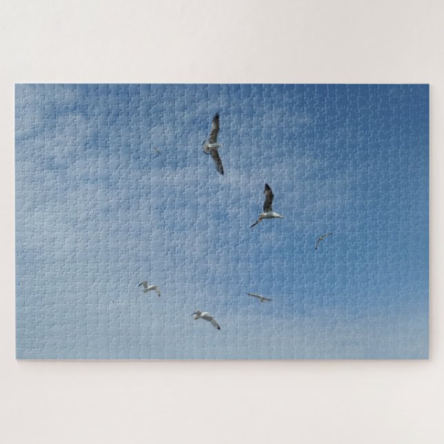 Mouettes volantes Jigsaw Puzzle (Horizontal)