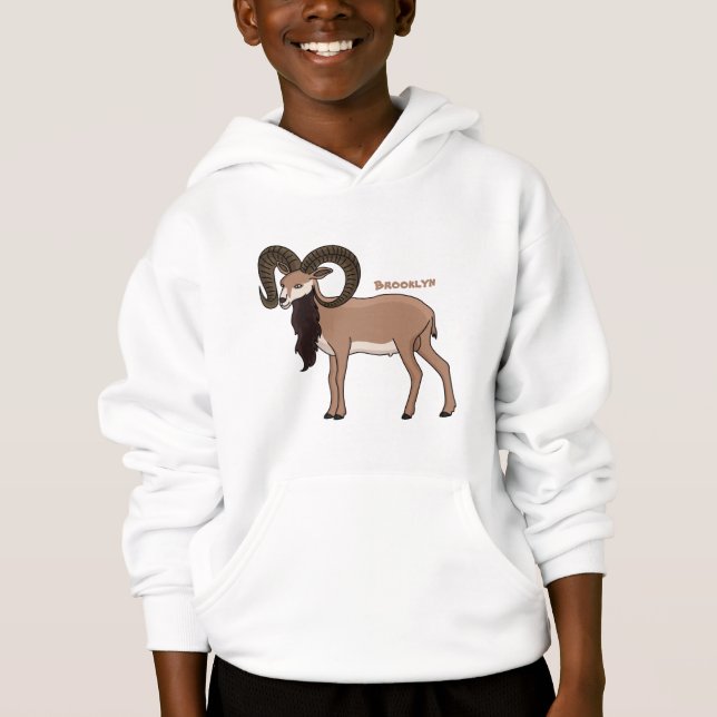 Mouflon goat illustration (Devant)