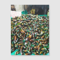 Moules à lèvres vertes à vendre Carte magnétique
