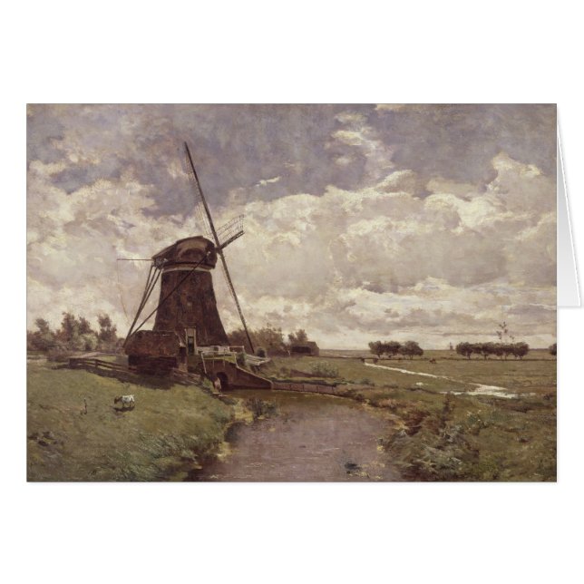 Moulin à vent chez Leidschendam (Devant horizontal)