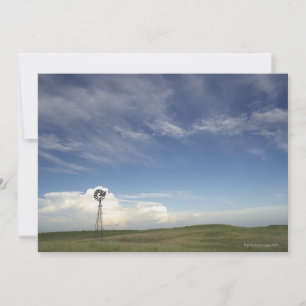 Moulin à vent en champ