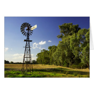 Moulin à vent près de la Hume Highway, Victoria, A