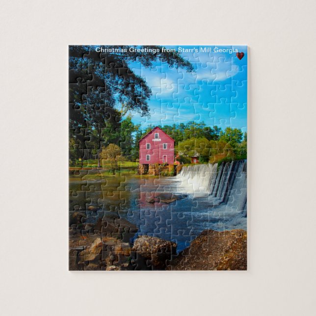 Moulin de Starr Géorgie. Puzzle (Vertical)