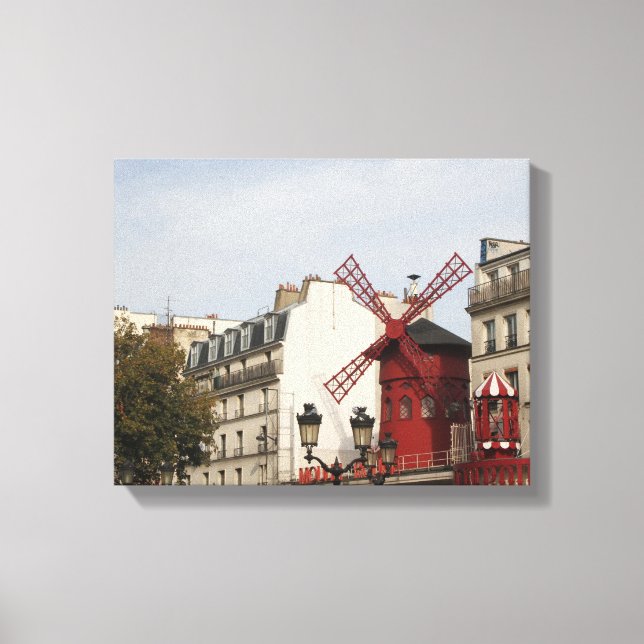 Moulin Rouge ! Paris, France, photographie, toile (Recto)