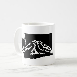 Mount Rainier Washington Mug - version noire