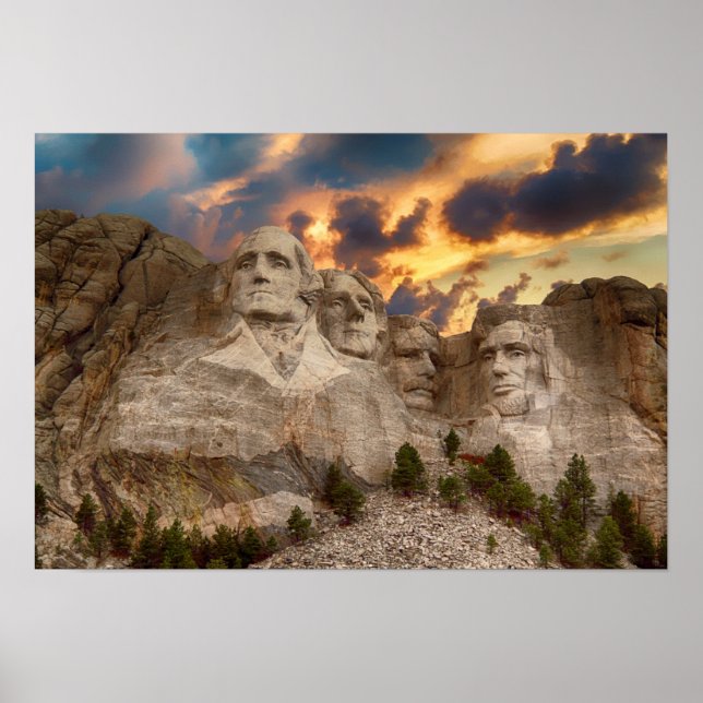 Mount Rushmore Poster (Devant)