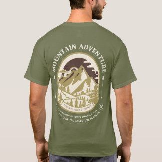 Mountain Adventure T-Shirt – Retro Outdoor Hiking 