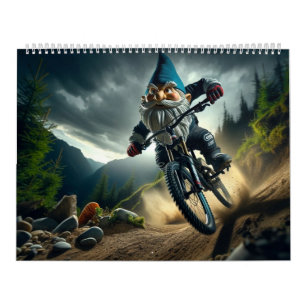 Mountain Bike Trail Shredding Calendrier Gnome