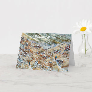 Mountain et vous avez cette pensée de votre carte