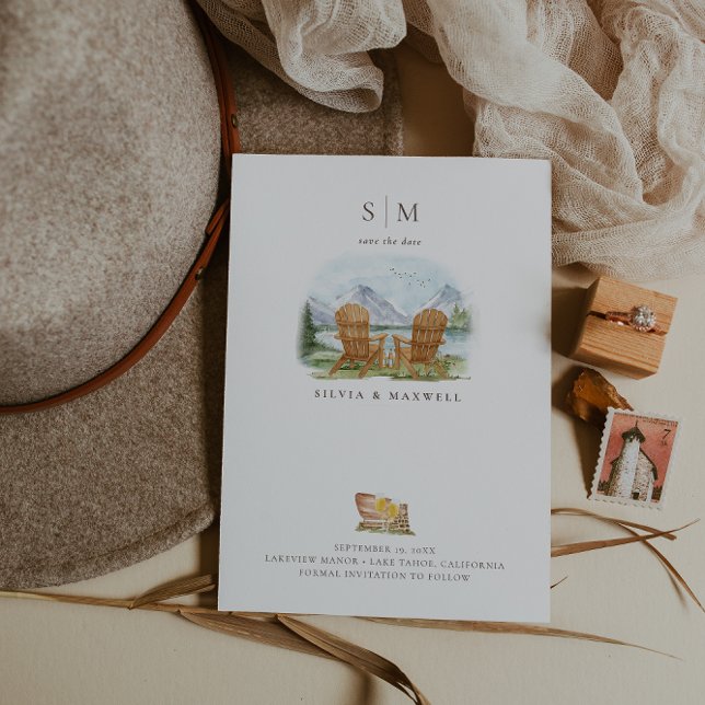 Mountain Lake Chairs | Rustic Outdoor  (Créateur téléchargé)