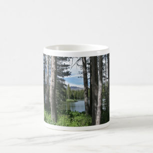 Mountain Lake Forest, Hammock, Dock, Mug