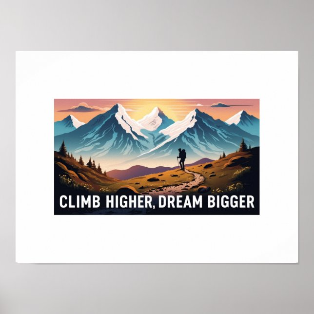Mountain of Dreams POSTER CANVAS ART WALL DECOR (Devant)