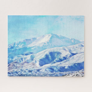 Mountain Snow Colorado Art Puzzle