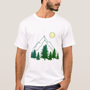 Mountain Sunrise Forest T-Shirt