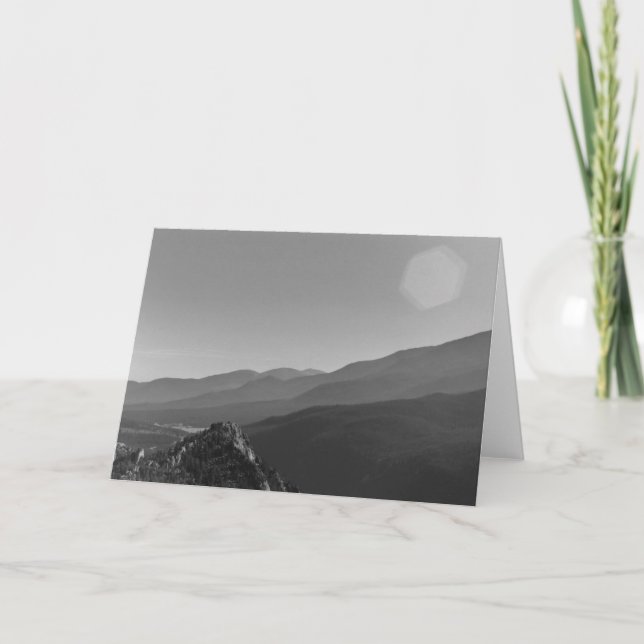 Mountain View de lis, carte de voeux par la marque (Devant)