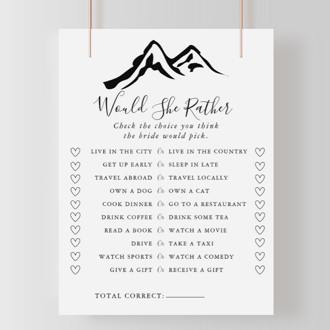 Mountain Voudrait-Elle Plutôt Fête des mariées Jeu (Créateur téléchargé)